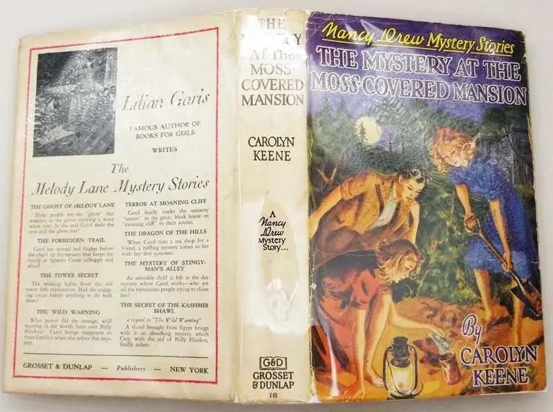 Nancy Drew - Mystery at the Moss-Covered Mansion 1941A-1 | 1st Edition Nancy Drew - Mystery at the Moss-Covered Mansion 1941 | 1st Edition