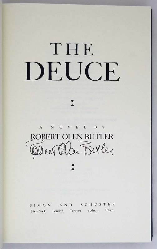 The Deuce - Robert Olen Butler 1989 | 1st Edition SIGNED