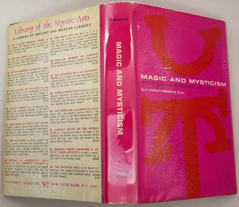 Magic and Mysticism - H. Stanley Redgrove 1971 | 1st Edition