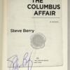 The Columbus Affair - Steve Berry 2012 | 1st Edition SIGNED