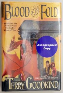 Blood of the Fold - Terry Goodkind 1996 | 1st Edition SIGNED