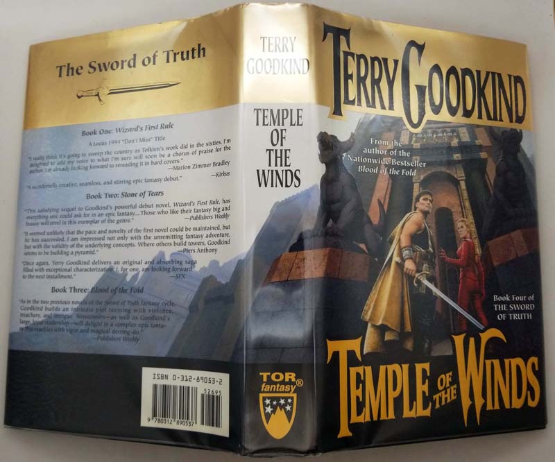 Temple of the Winds - Terry Goodkind 1997 | 1st Edition