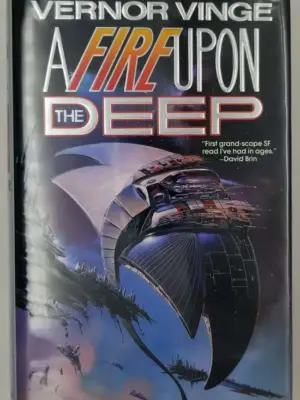 A Fire Upon The Deep - Vernor Vinge 1992 | 1st Edition