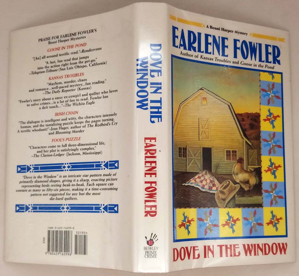 Dove in the Window - Earlene Fowler | 1st Edition SIGNED