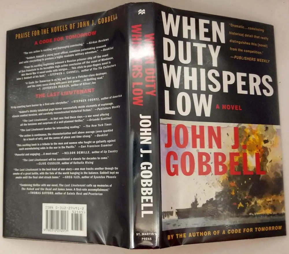 When Duty Whispers Low - John J. Gobbell 2002 | 1st Edition SIGNED