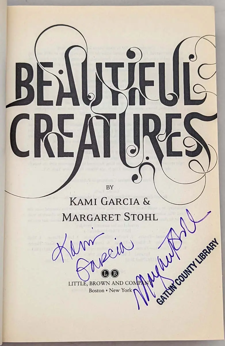 Beautiful Creatures - Kami Garcia & Margaret Stohl 2009| 1st Edition SIGNED - Image 4