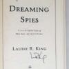 Dreaming Spies - Laurie R. King 2015 | 1st Edition ARC Proof Copy