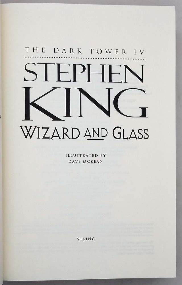 Wizard and Glass - Stephen King 2003 | 1st Edition