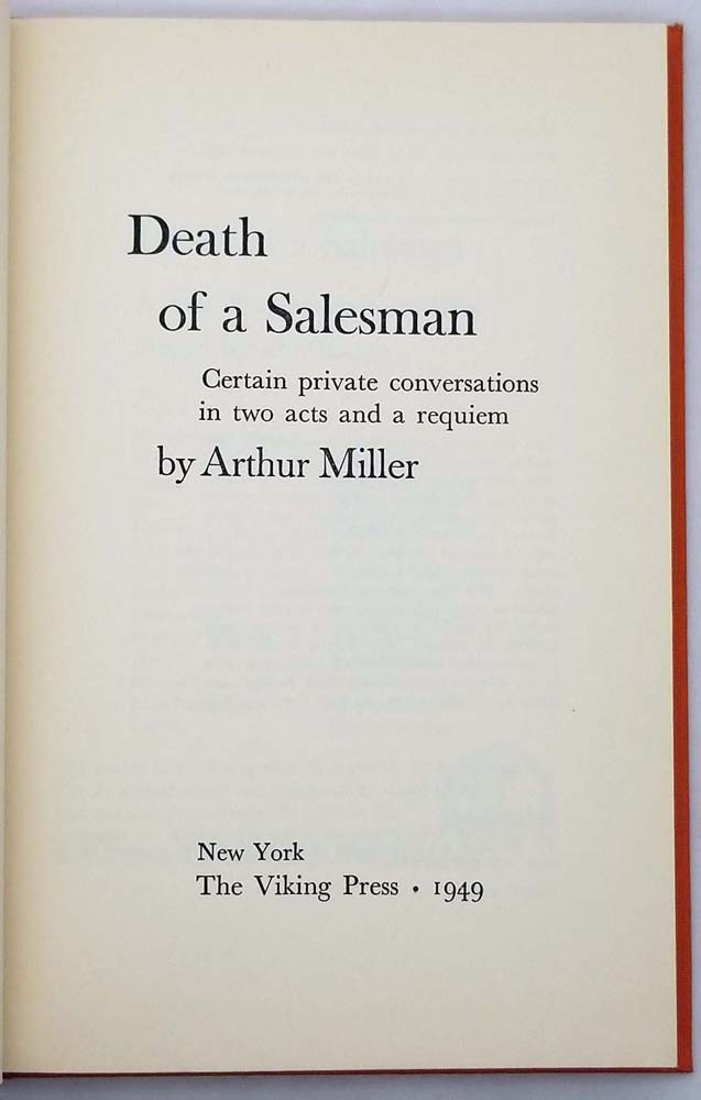 Death of a Salesman - Arthur Miller 1949
