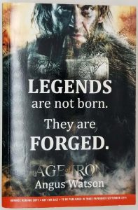 Age of Iron - Angus Watson 2014 | 1st Edition ARC Uncorrected Proof