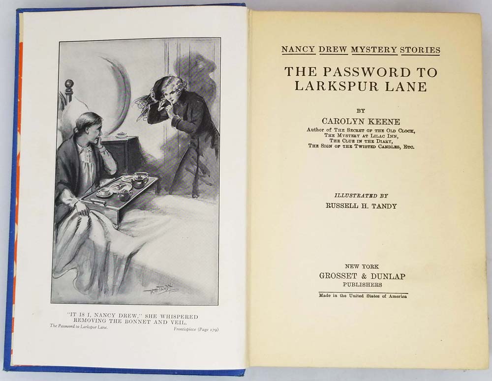 Nancy Drew - The Password to Larkspur Lane 1933