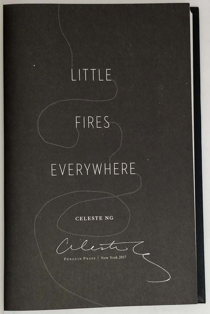 Little Fires Everywhere - Celeste Ng 2017 | 1st Edition SIGNED
