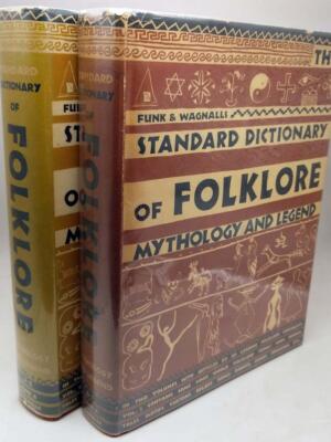 Wagnalls Standard Dictionary of Folklore Mythology and Legend. Two Volume Set 1949