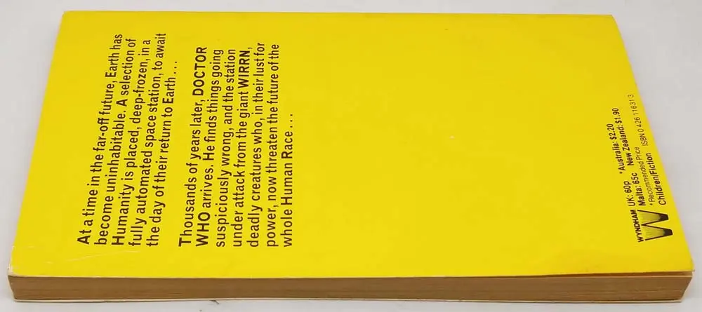Doctor Who - The Ark in Space 1977 - Ian Marter | 1st Edition SIGNED Doctor Who - The Ark in Space 1977 - Ian Marter | 1st Edition SIGNED