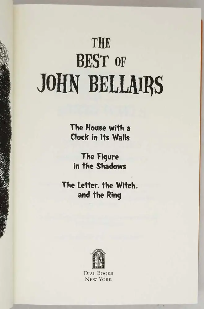 The Best of John Bellairs - John Bellairs 1998