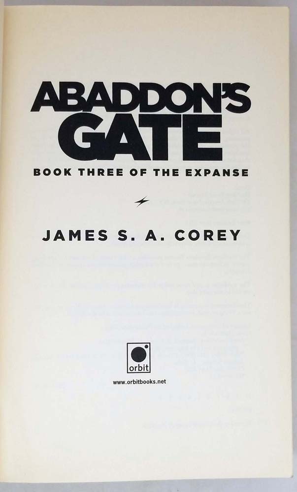 Abaddon's Gate - James S. A. Corey 2013 | 1st Edition