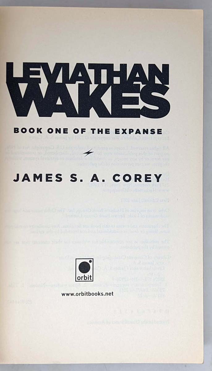 Leviathan Wakes - James S. A. Corey 2011 | 1st Edition