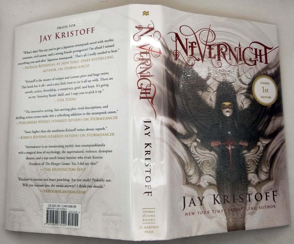 Nevernight - Jay Kristoff 2016 | 1st Edition SIGNED