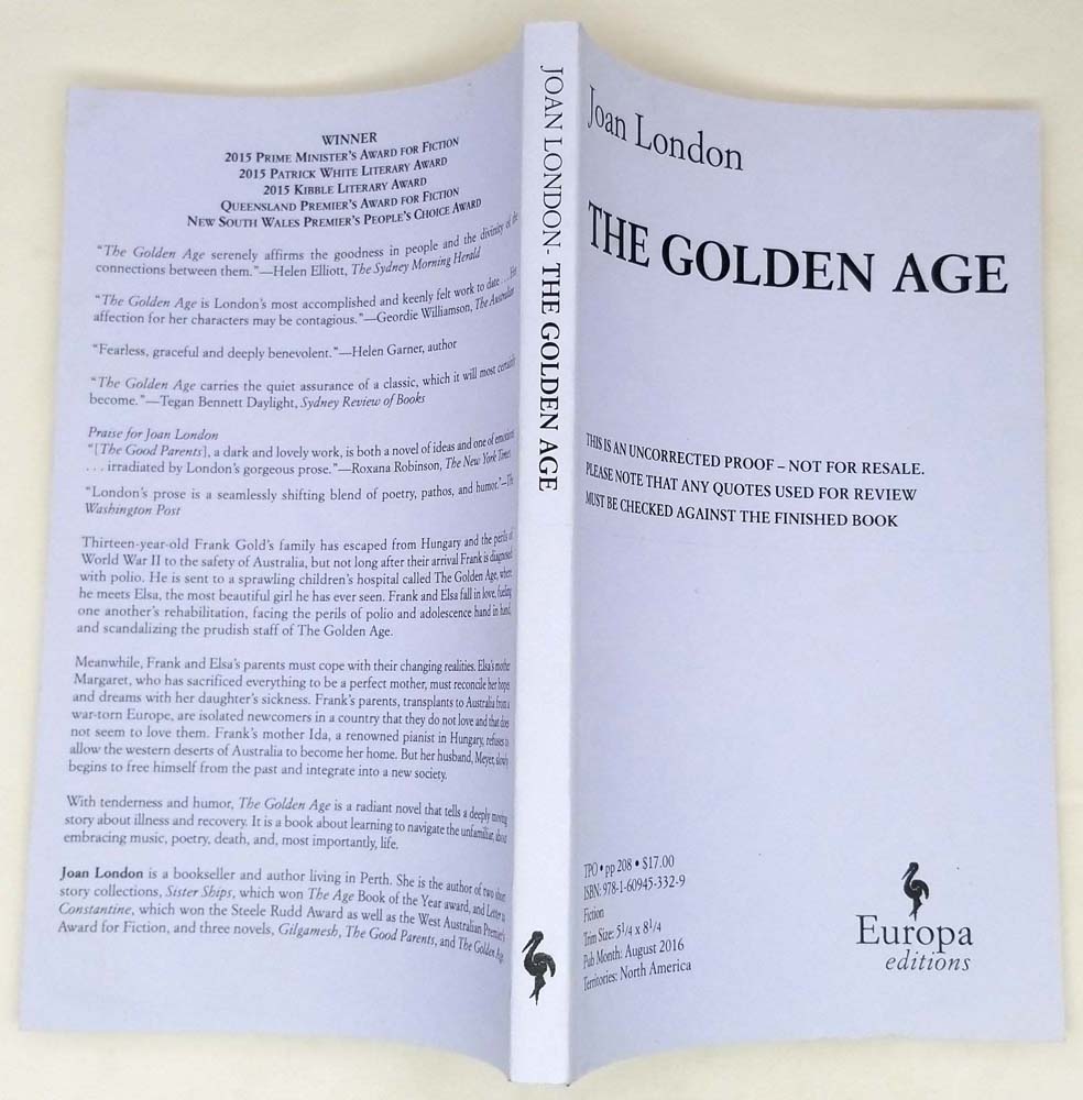 Author: [acf field="author"] Publisher: [acf field="publisher"] Binding: [acf field="binding"] Condition: [acf field="condition"] Size: [acf field="size"] Attributes: [acf field="attributes"] First edition, an Advance Reader Copy, Uncorrected Proof. Binding tight, internally fine, unmarked. In Fine condition.