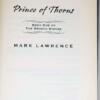 Prince of Thorns - Mark Lawrence 2011 | 1st Edition