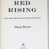 Red Rising - Pierce Brown 2014 | 1st Edition