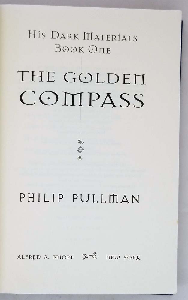 Dark Materials: The Golden Compass - Philip Pullman 1996 | 1st Edition