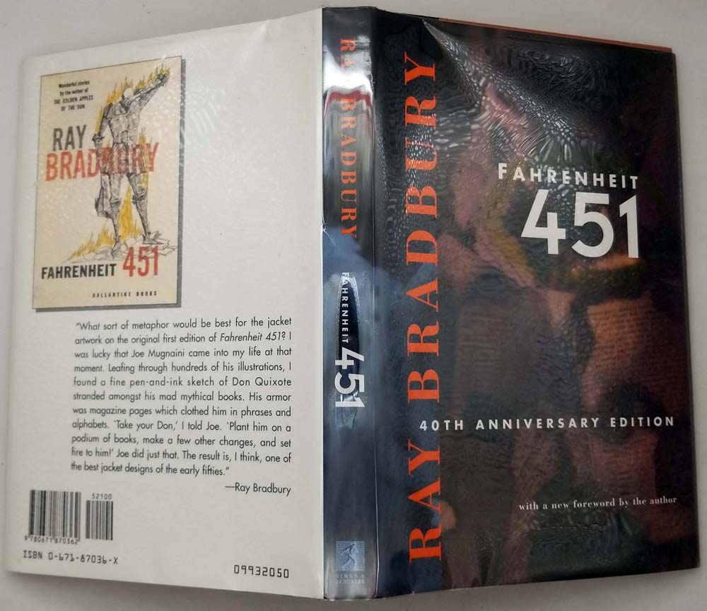 Fahrenheit 451 - Ray Bradbury 1993 SIGNED
