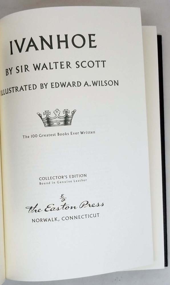 Ivanhoe - Sir Walter Scott 1987 | Easton Press