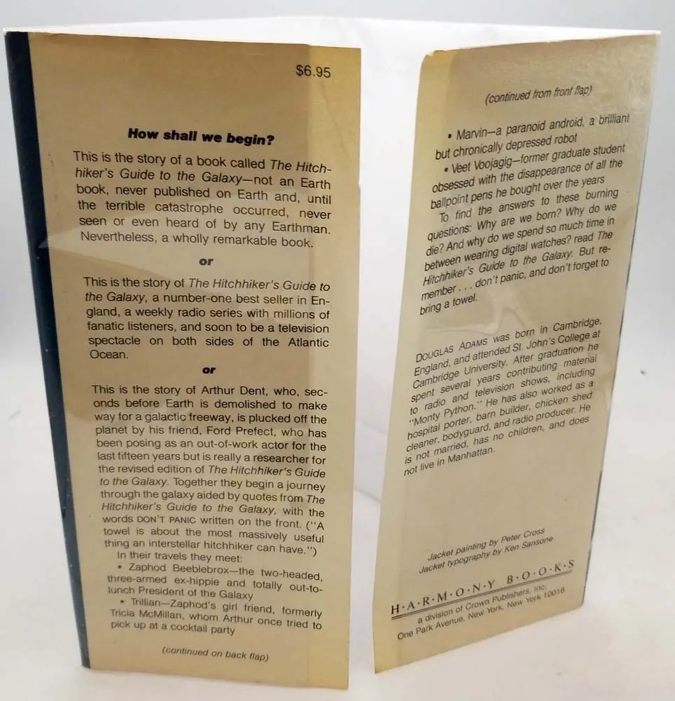 Hitchhiker's Guide to the Galaxy - Douglas Adams 1979 | 1st Edition