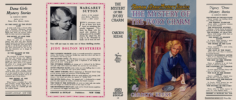 Nancy Drew 13 Mystery Of The Ivory Charm 1936B-1