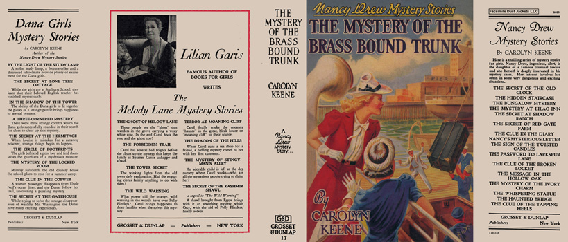 Nancy Drew 17 Mystery Of The Brass Bound Trunk 1940A-1