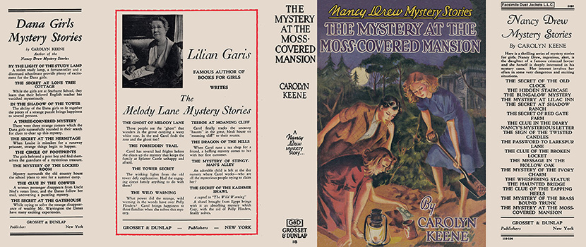 Nancy Drew 18 Mystery At The Moss Covered Mansion 1941A-1
