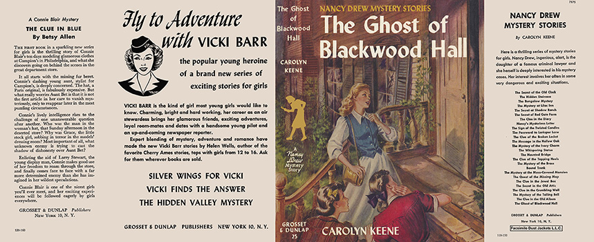 Nancy Drew 25 Ghost Of Blackwood Hall 1948A-1