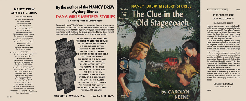 Nancy Drew 37 Clue In The Old Stagecoach 1960A-1