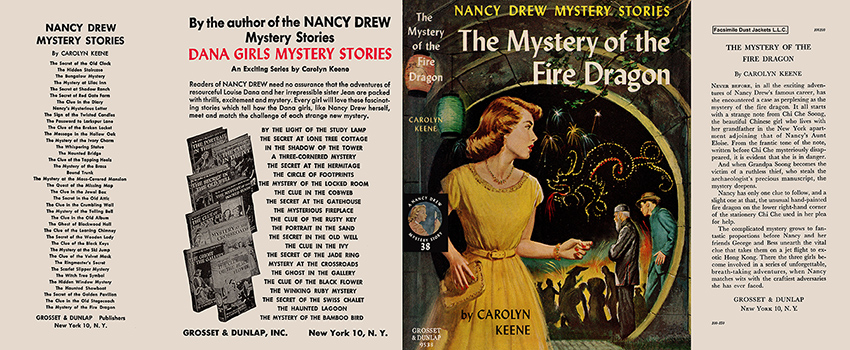 Nancy Drew 38 Mystery Of The Fire Dragon 1961A 1