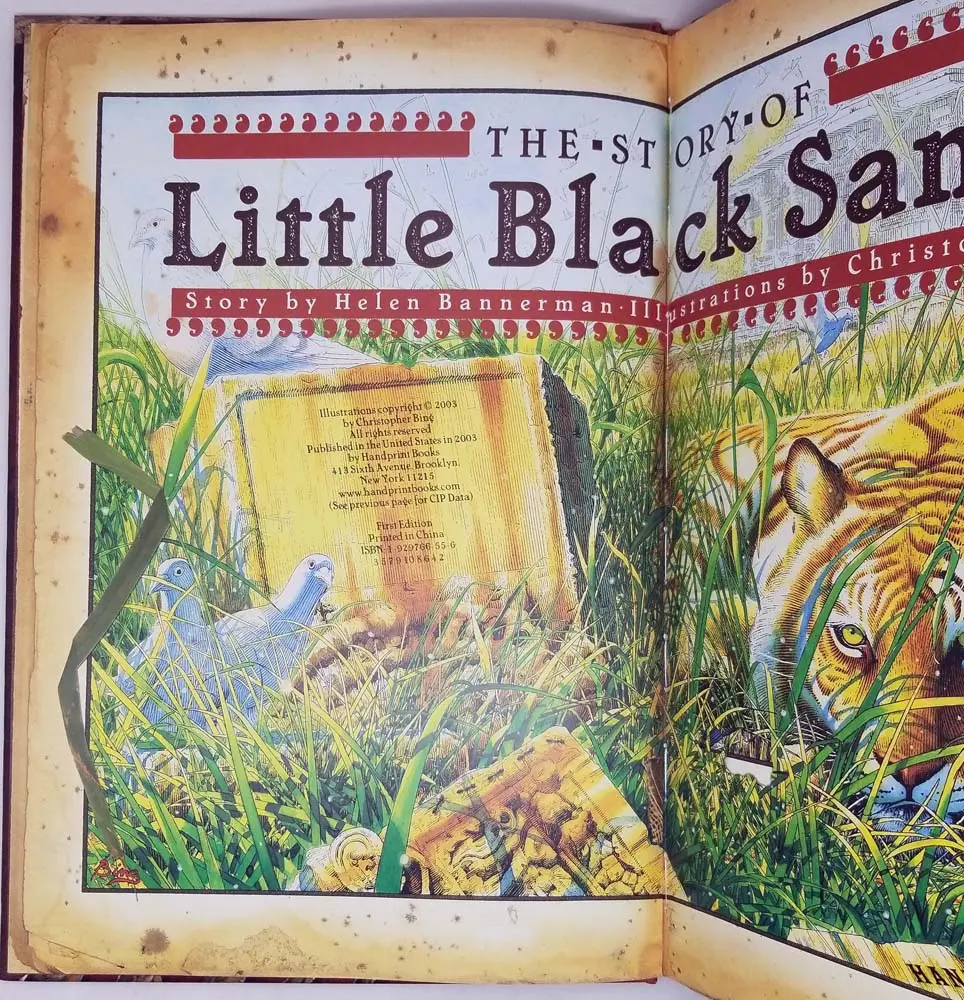 Little Black Sambo - Christopher Bing 2003 | 1st Edition Little Black Sambo - Christopher Bing 2003 | 1st Edition