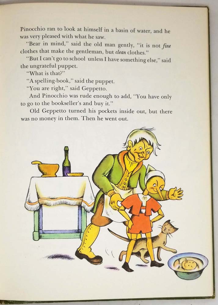 Pinocchio - C. Collodi (Lois Lenski Illus.) 1946 | 1st Edition