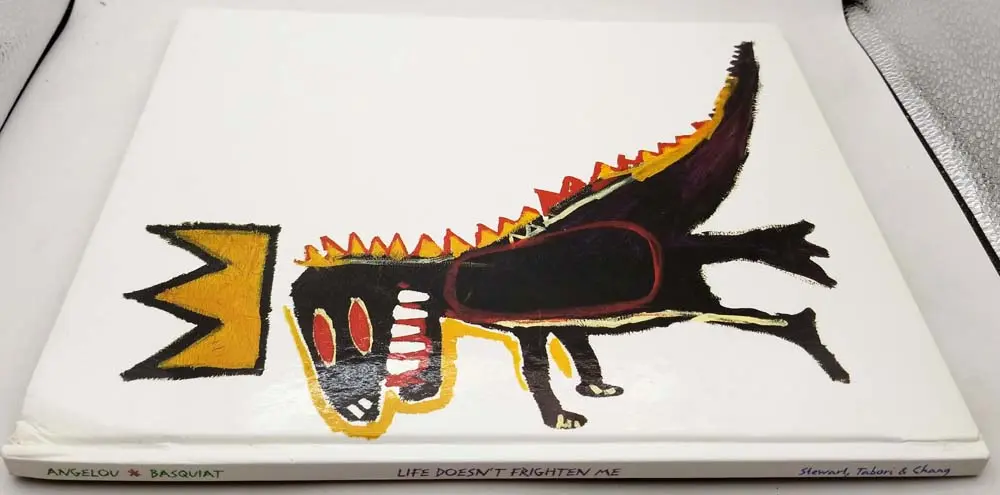 Life Doesn't Frighten Me - Maya Angelou (Basquiat Illus.) 1993 | 1st Edition