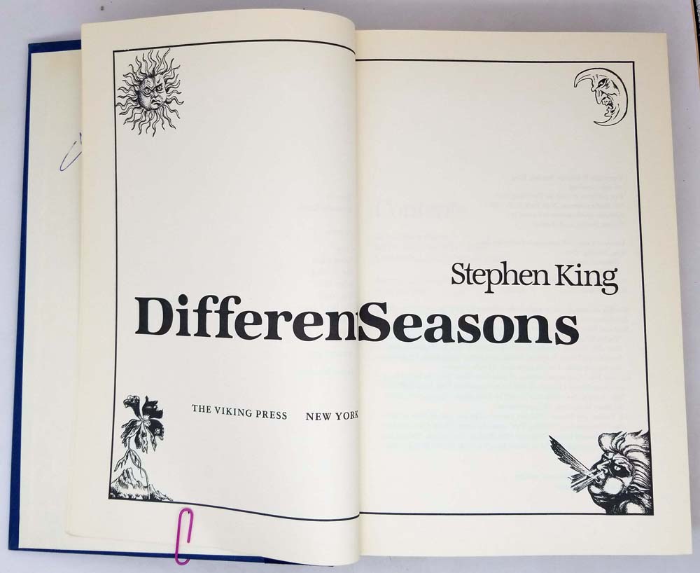 Different Seasons - Stephen King 1982 | 1st Edition