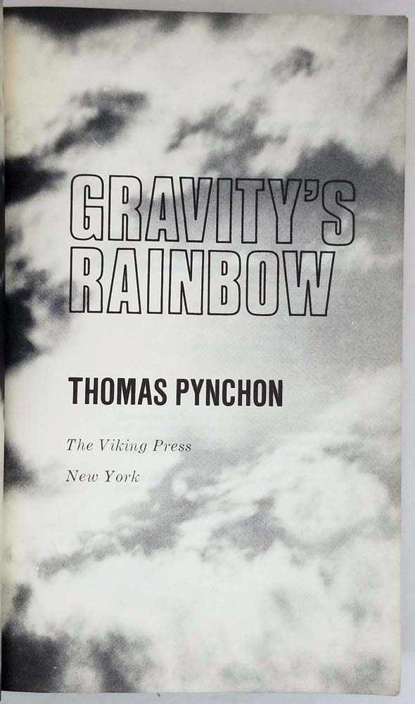 Gravity's Rainbow - Thomas Pynchon 1973 | 1st Edition