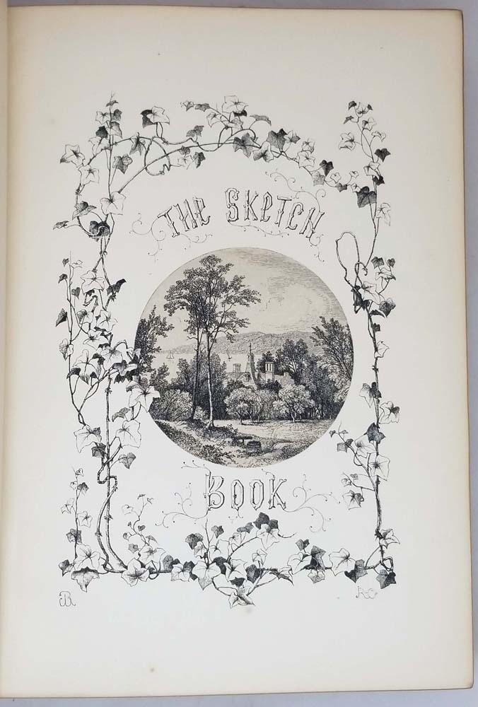 THE SKETCH BOOK OF GEOFFREY CRAYON. by [Washington Irving].: (1845