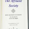 Affluent Society - John Kenneth Galbraith | Easton Press 1994