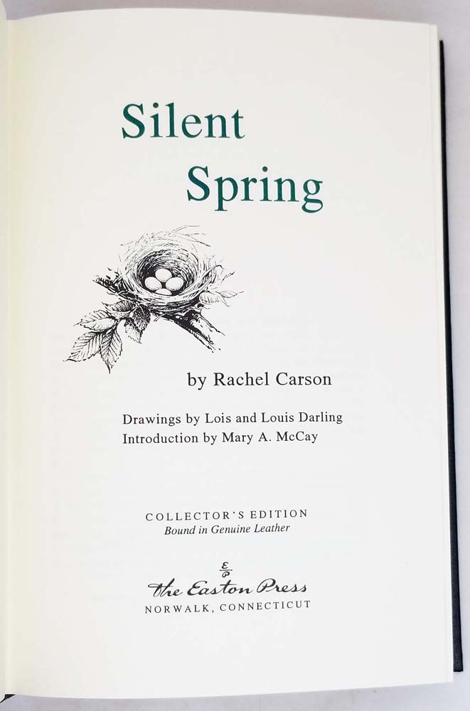 Silent Spring - Rachel Carson | Easton Press 1991