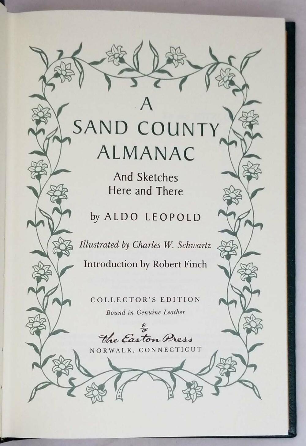 A Sand County Almanac - Aldo Leopold 1995 | Easton Press