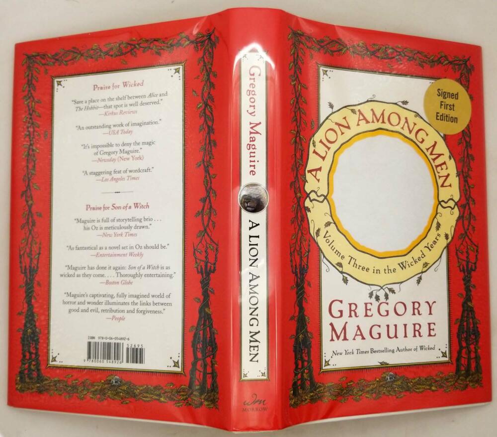 A Lion Among Men - Gregory Maguire 2008 | 1st Edition SIGNED