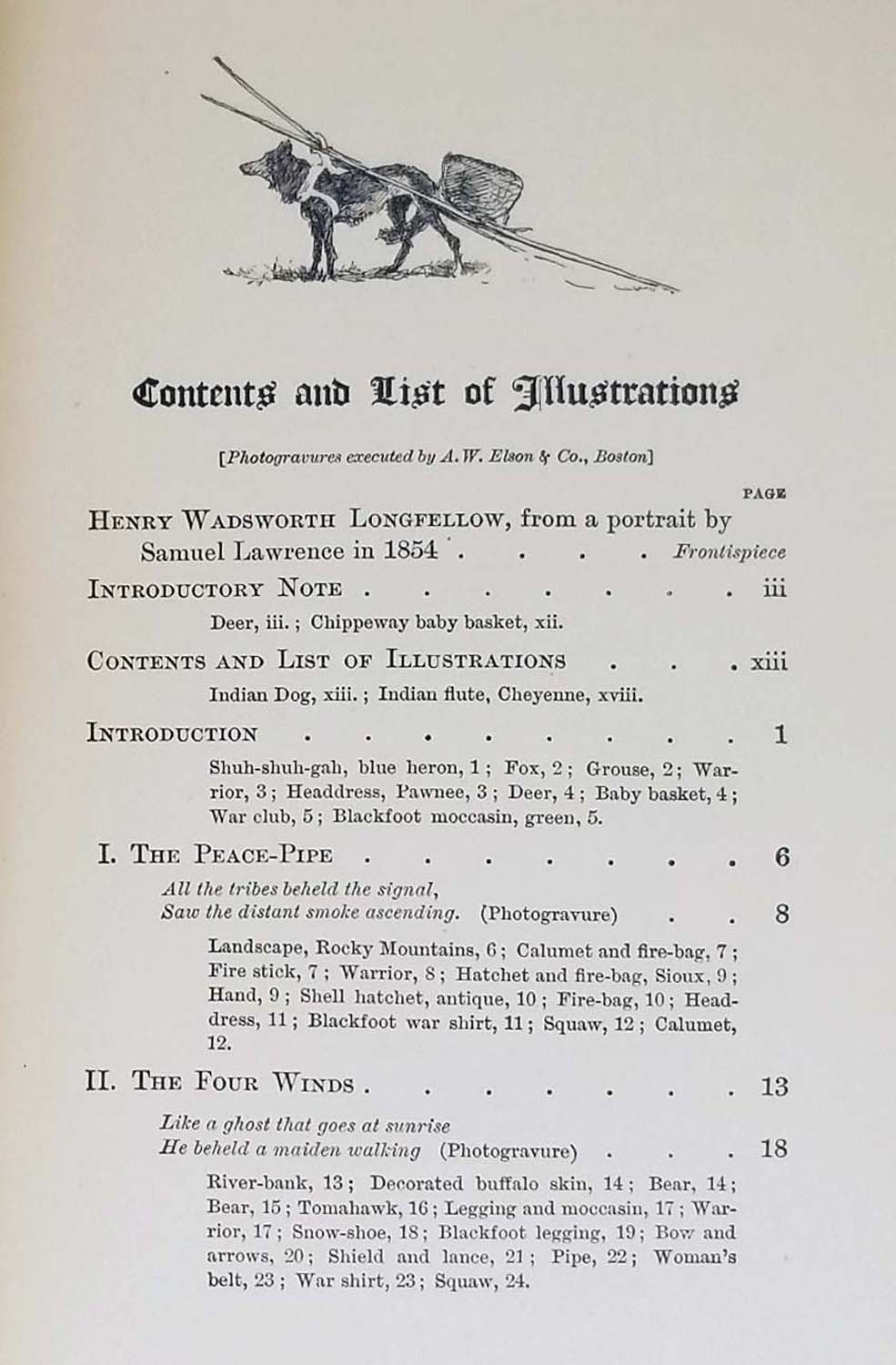 Song of Hiawatha - Henry Wadsworth Longfellow 1891 (Illus. Frederic Remington) | 1st Edition