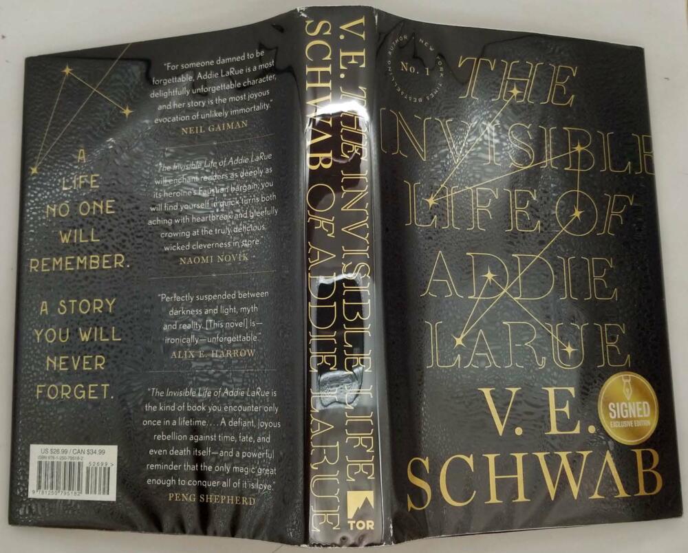 Invisible Life of Addie LaRue - V. E. Schwab 2020 | 1st Edition SIGNED