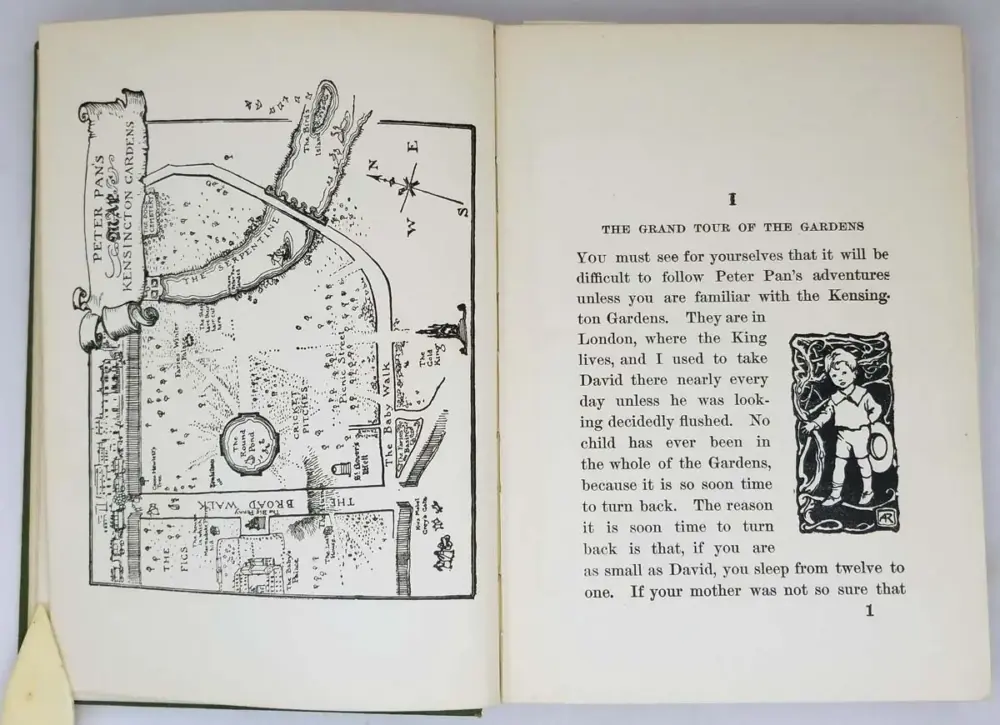 Peter Pan in Kensington Gardens - Illus. Arthur Rackham 1919