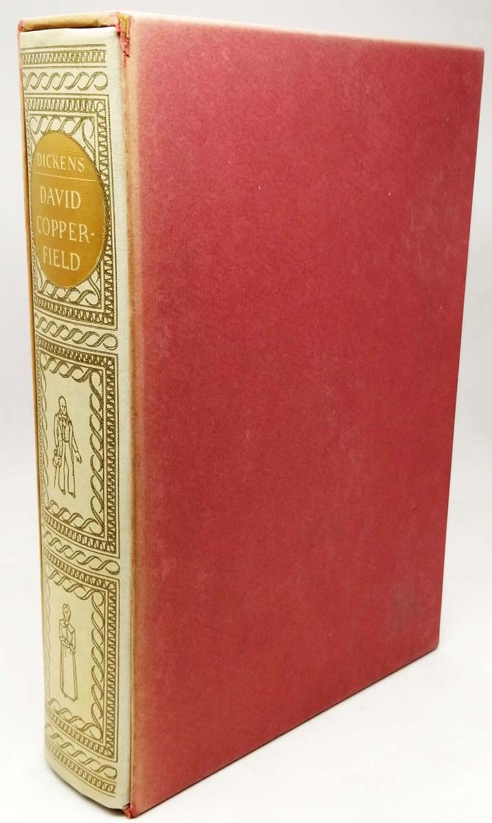 Oliver Twist and Great Expectations by Charles Dickens / 1930s Illustrated  Edition / Red Faux Leather, Gilt Decoration/ In Good Condition