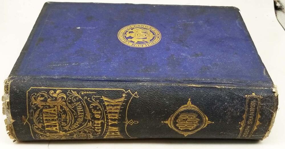 Manual of the Corporation of the City of New York 1868 - Joseph Shannon